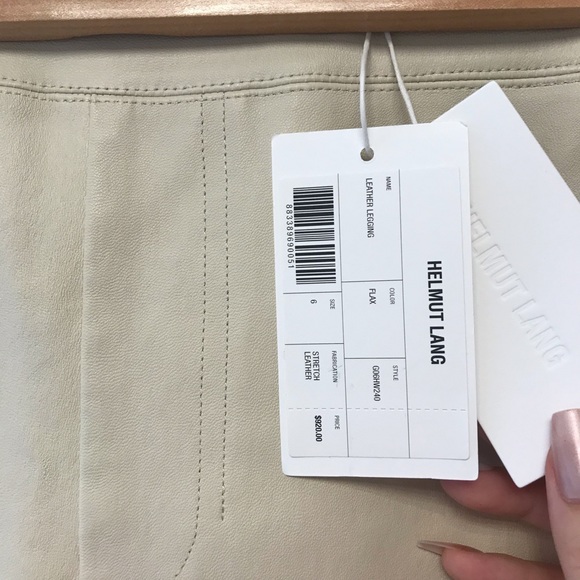 NEW HELMUT LANG LAMBSKIN PANTS - Picture 4 of 8